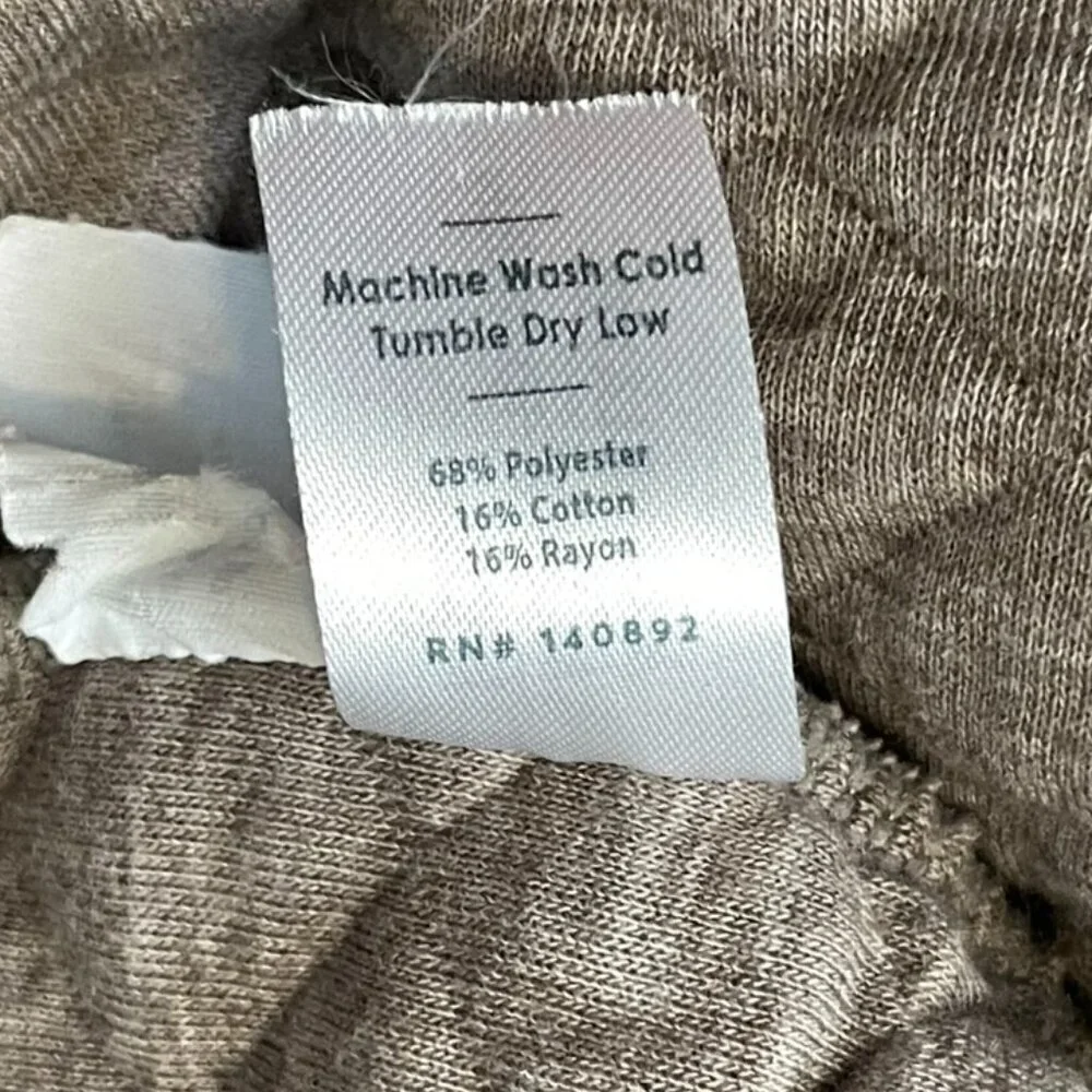 Marine Layer Oatmeal Colorblock Heavyweight Corbet Pullover Size Medium